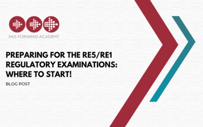 Preparing for the RE5/RE1 Regulatory Examinations: Where to Start!