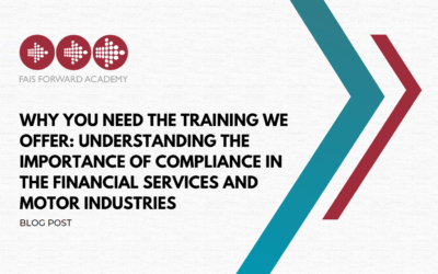 Why You Need the Training We Offer: Understanding the Importance of Compliance in the Financial Services and Motor Industries